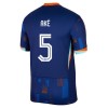 Camisola Holanda Ake 5 Homen Equipamento 2ª Euro 2024